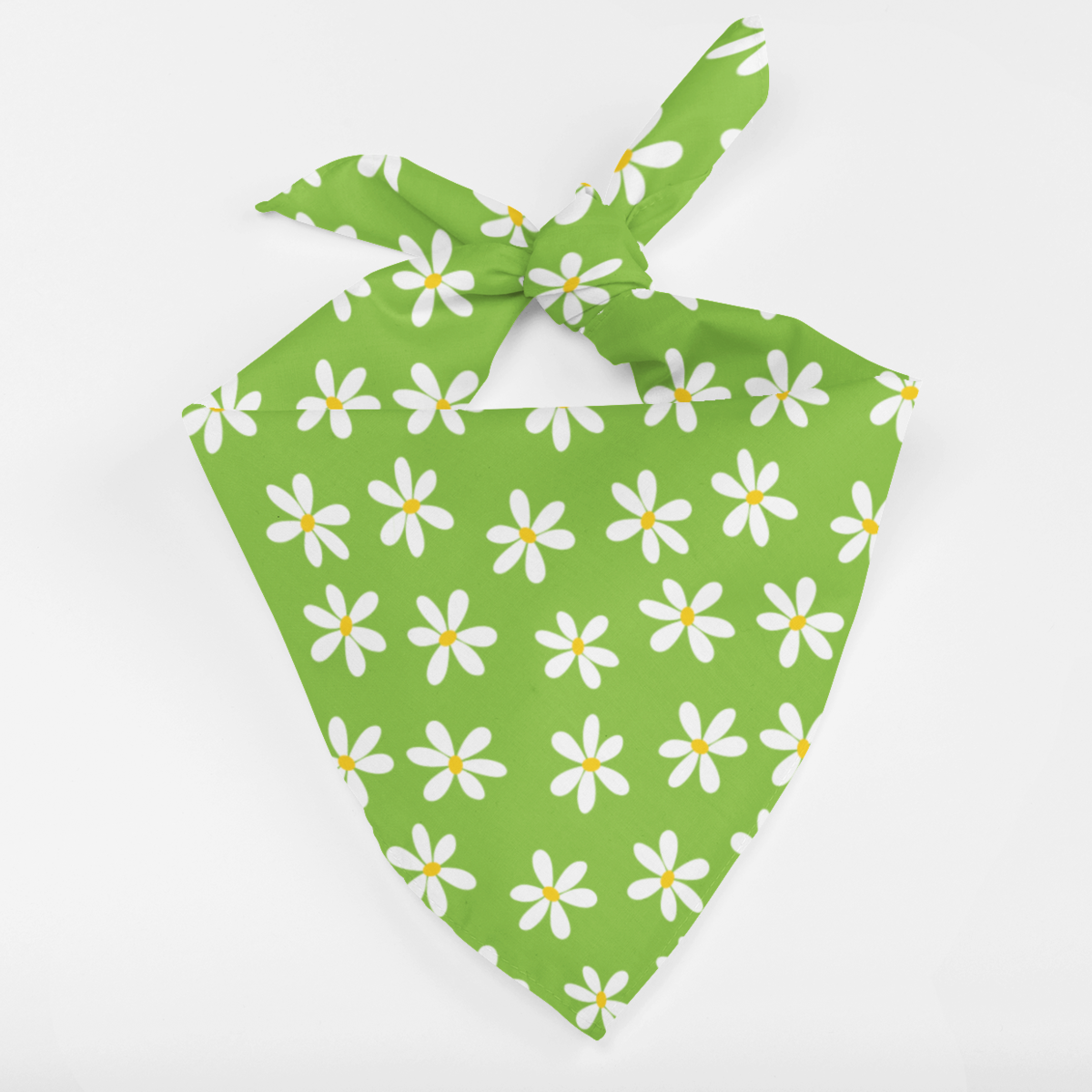 Bandana per cani - Margherita verde