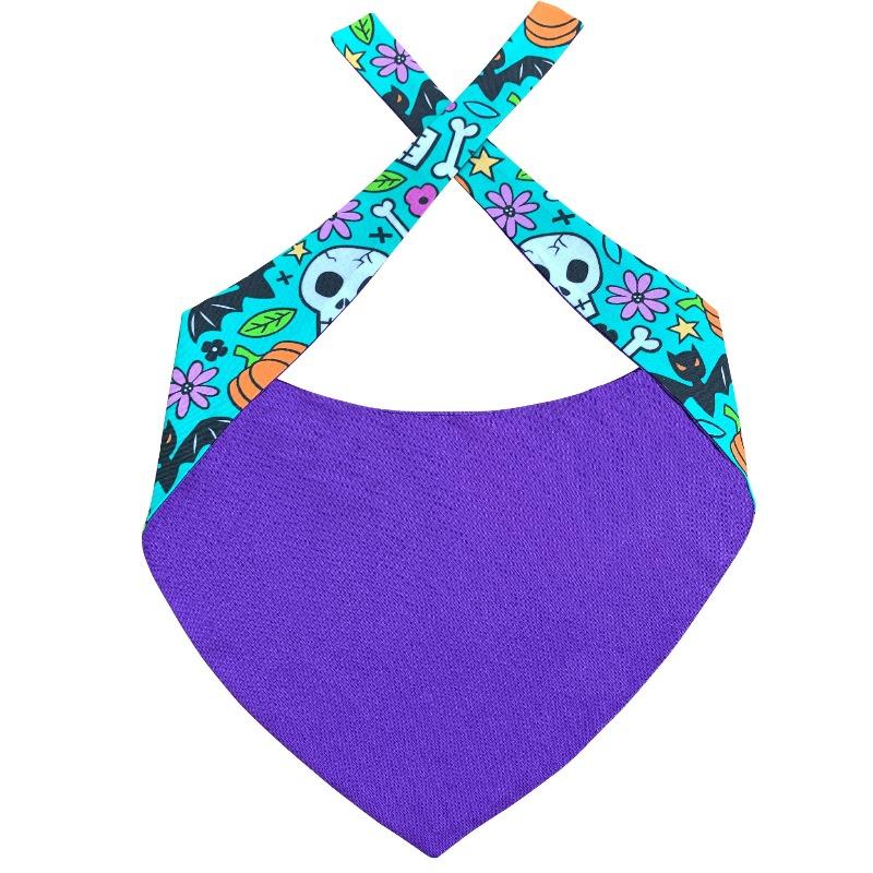 Bandana per cani - Teschi e pipistrelli