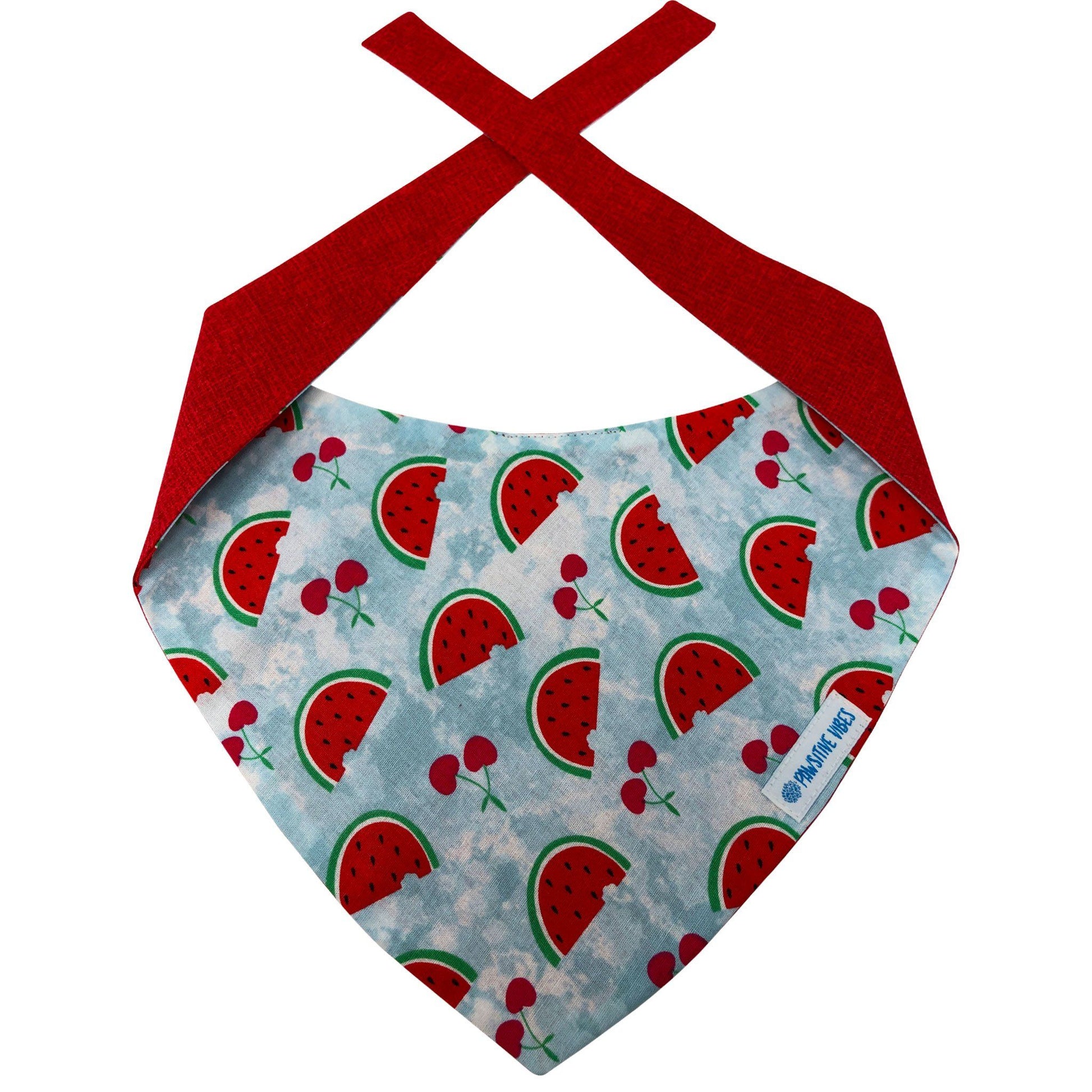 Bandana per cani - Anguria e ciliegie