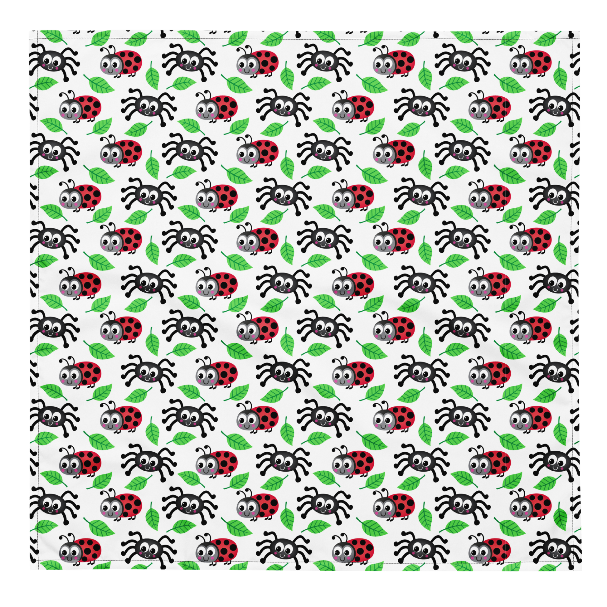 Bandana per cani - Ragni e coccinelle