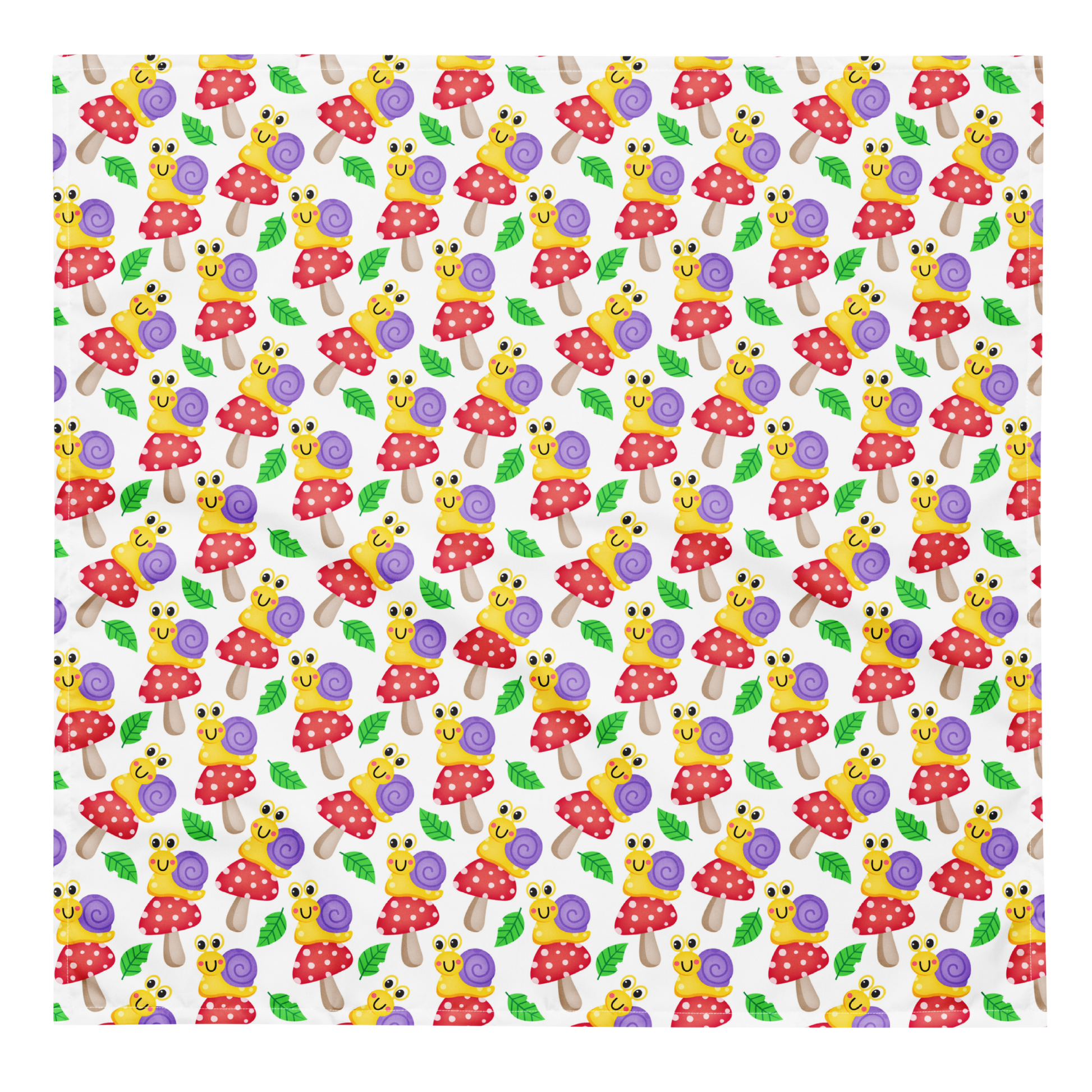 Bandana per cani - Lumache e funghi