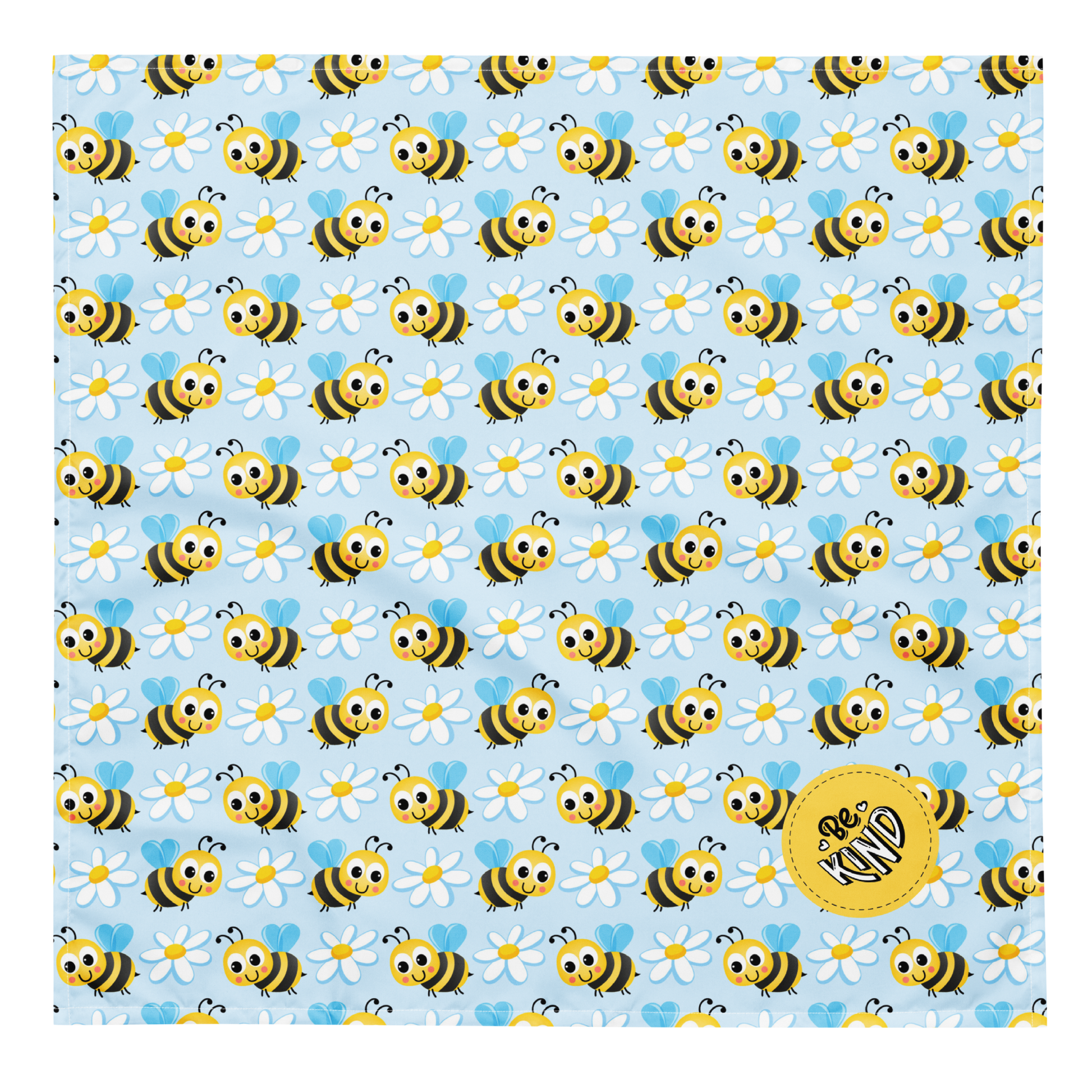 Bandana per cani - Be Kind Bees and Daisies