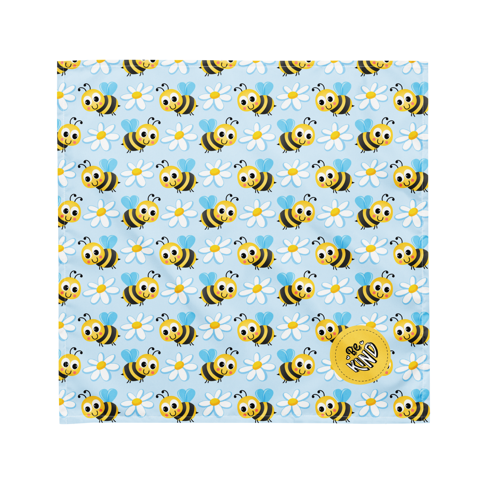 Bandana per cani - Be Kind Bees and Daisies