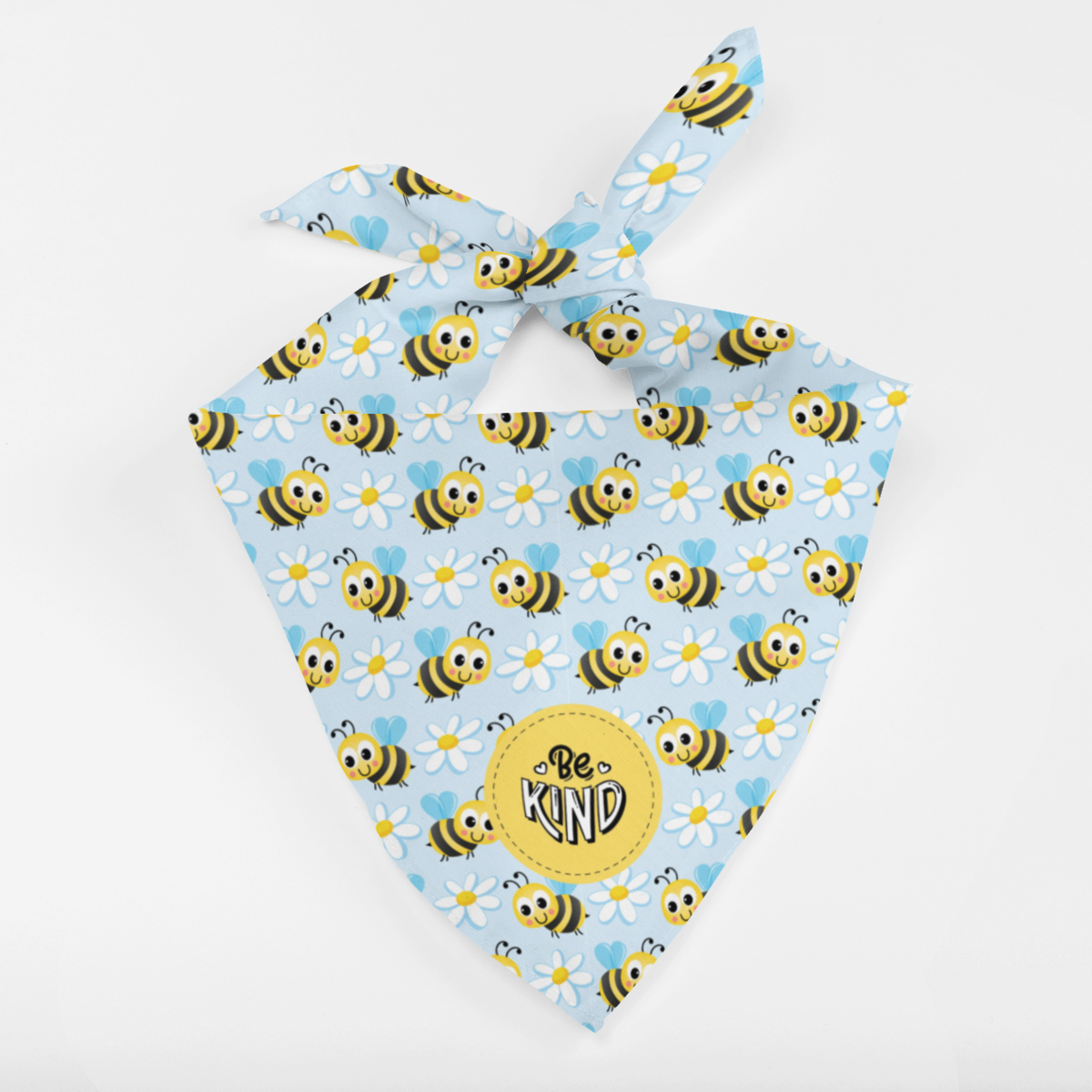 Bandana per cani - Be Kind Bees and Daisies